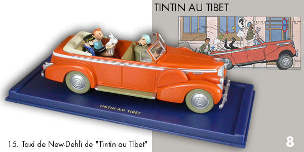 voiture miniature tintin