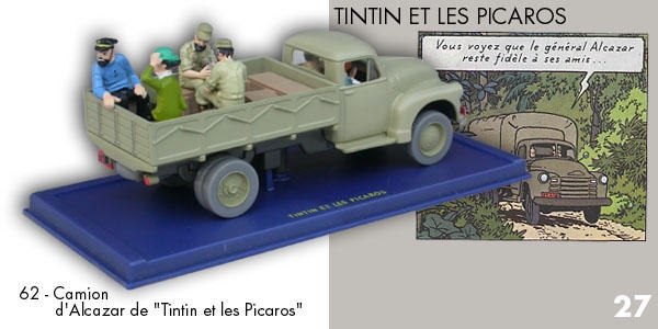série en voiture tintin